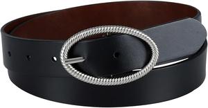 Женский ремень Levi's "два в одном", двусторонний, с перекрученной центральной планкой, с пряжкой-перевертышем, Black/Brown