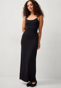 Мягкое трикотажное платье mit schmalen trägerbändern Ellos Collection, Black