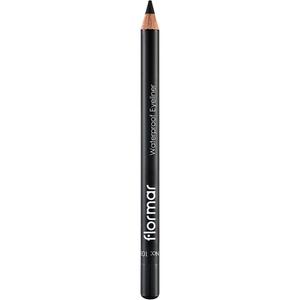 Подводка для глаз Flormar Waterproof Eyeliner, 101 Black Ice / 1,1 g