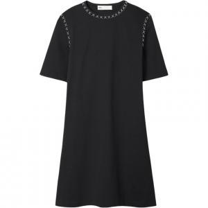 Женское платье с короткими рукавами Tory Burch, черный