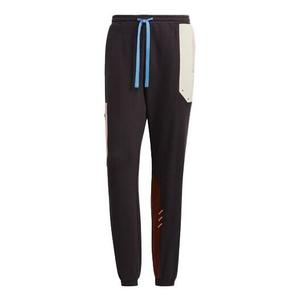 Спортивные штаны adidas originals Series Contrast Color Stitching Drawstring Sports Pants/Trousers/Joggers Brown, мультиколор