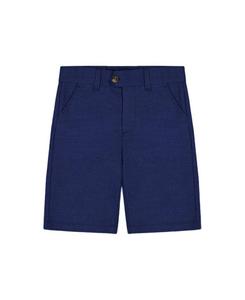 Бермуды для мальчиков с косыми карманами - маленькие дети Deux par Deux, синий