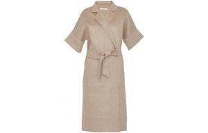 MaxMara Вельветовое пальто женское умбер, Umber