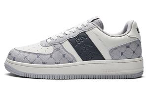 Kappa Кроссовки для скейтбординга Back-to-Back с амортизацией, износостойкие, унисекс, белые, серые