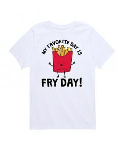 Футболка Big Boys Favorite Day Fry Day с графическим принтом Hybrid, белый