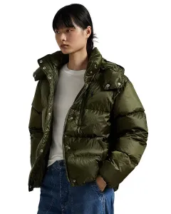 Водоотталкивающая стеганая пуховая куртка Ralph Lauren, зеленый