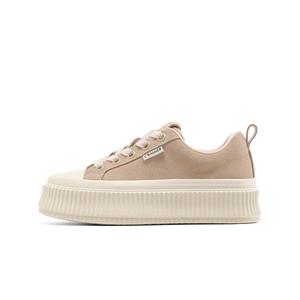 Амортизирующие низкие женские скейтерские кеды C°BANNER, бежевый