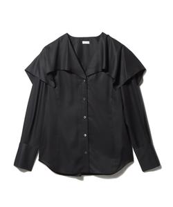 Блузка с большим воротником Column, цвет Black