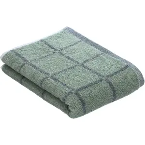 Полотенце для душа Melange Cube в клетчатом дизайне Esprit, Soft green