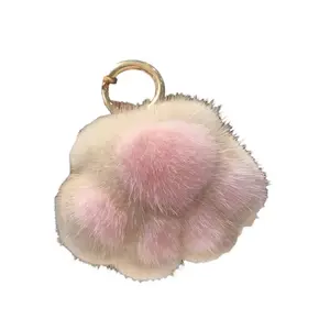 Очаровательные куклы-подвески из искусственного меха норки с коготками котенка высотой 5 см Dolls and bears dance, розовый