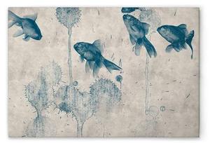 Картина на холсте A.S. Création Pond 1 цвет cremeblau