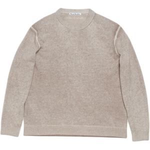 Свитер с детализированным логотипом Acne Studios, Светлый умбр