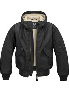 Куртка Cwu с капюшоном черного цвета Brandit