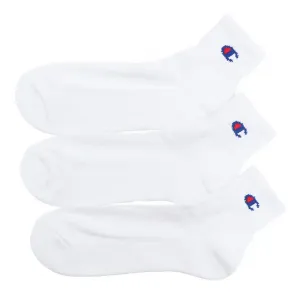 Champion SS24 Носки Crew Мужские 3 пары Белые