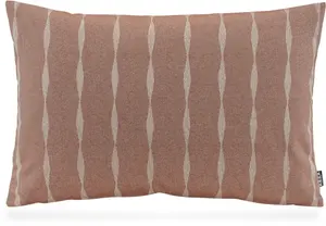 Х.ОК.К. Подушка декоративная "Лоана", чехол с наполнителем, 1 шт H.O.C.K. 50х50 см, цвет rostrot, terrakotta + gemustert