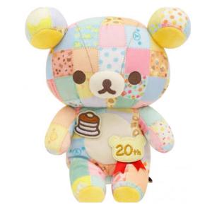 Плюшевая кукла san x 20th anniversary patchwork chicken dolls с пищалкой SAN-X