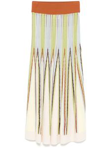 Forte Forte трикотажная юбка миди, зеленый