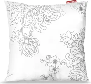 Подушка 40х40 см, гипоаллергенная микрофибра, принтованный силикон AIO FACTORY