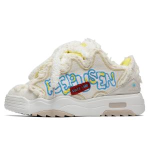 Повышающие рост устойчивые к истиранию противоскользящие низкие скейтерские кроссовки унисекс REPUSEN, черные