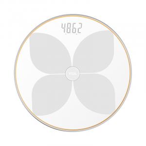 Умные весы для определения процента жира в организме с подключением к приложению на смартфоне V1 C TCL, белый