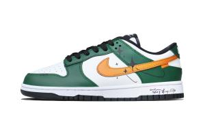 Кроссовки для скейтбординга dunk hoshino orange light, устойчивые к истиранию, низкие, унисекс Nike, зеленый