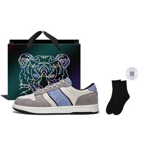 Kappa Антискользящие износостойкие низкие скейтерские кроссовки унисекс - новогодний красный [ограниченные комплекты одежды], цвет New Year Red[Limited Clothing Sets]