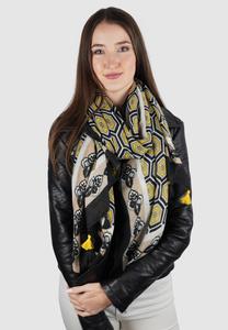 Шарф Harpa, черный/желтый