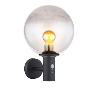 Globo Lighting Светодиодный настенный светильник «Хедвиг», антрацитовое стекло, дымчатый