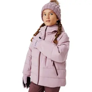 Куртка Roxy Snowy Hill Puffy, розовый