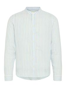 Рубашка на пуговицах классического кроя Casual Friday  CFANTON LS CC linen striped shirt, синий