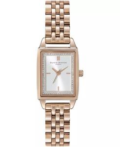 Женские кварцевые часы-гвоздики с золотистым браслетом из нержавеющей стали, 25,5 x 20,5 мм Olivia Burton