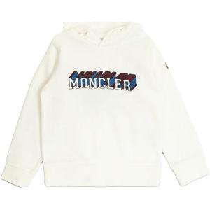 Moncler Белая толстовка для детей от 3 до 7 лет