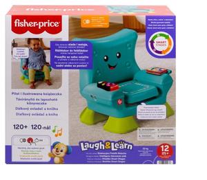 Развивающий стульчик Fisher-Price, интерактивная игрушка для малышей 12 месяцев и старше HYR95 Fisher Price