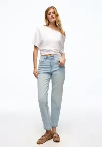 Джинсы "мама" Bershka, Light Blue