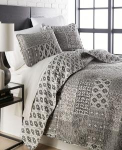 Комплект постельного белья Global Patchwork Ultra-Soft из 3 предметов, размер King Southshore Fine Linens, Gray