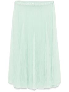 Fabiana Filippi юбка миди из тюля, зеленый