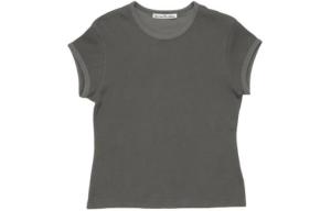 Футболка Fitted Acne Studios, светло-серый