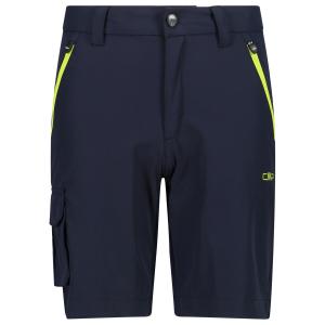 Шорты Cmp Kid's Bermuda 4 Way Stretch, цвет Black Blue/Lime