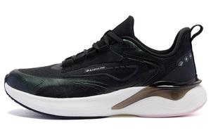 Женские кроссовки QIAODAN низкие беговые с амортизацией Swift 3.0, дышащие и упругие, черный/ледяной розовый