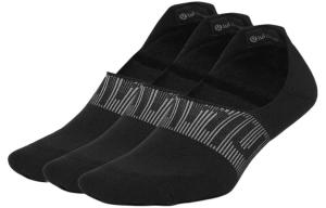 Женские носки щиколотки 3 пары Lululemon, черный