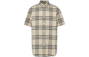 Рубашка мужская светло-бежевая Burberry, светло-бежевый