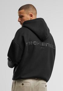 Толстовка PROHIBITED Zip-up sweatshirt, Black