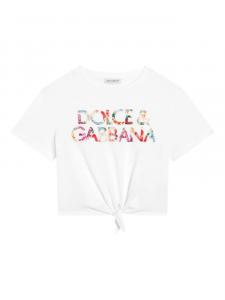 Dolce & Gabbana Kids базовая футболка, белый