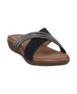 Женские асимметричные босоножки на плоской подошве Iris с декоративными элементами GC Shoes, белый