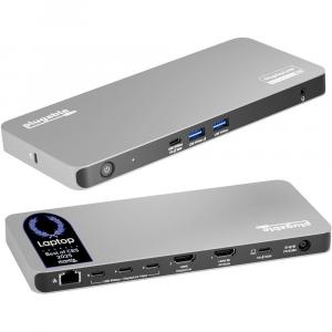 Док-станция Plugable UD-7400PD USB-C/HDMI 5-Display Docking Station