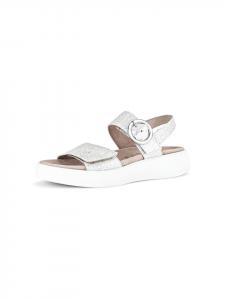 Gabor Comfort Серебряные сандалии