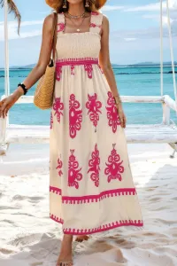 Платье без рукавов с квадратным вырезом, А-силуэта, присборенное и собранное в складки Truedames