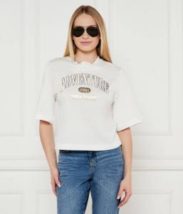 Футболка с приключениями Loose fit Pinko, белый