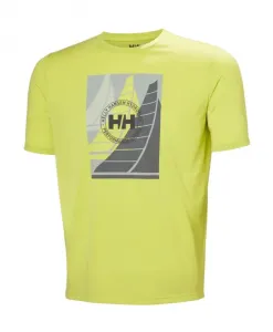 Футболка с графическим принтом Helly Hansen, зеленый