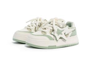 Низкие женские скейтерские кеды Humanism 1986, бежево-розовые